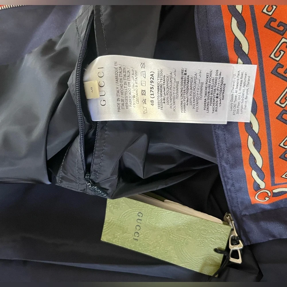 Gucci Orange Patterned Jacket